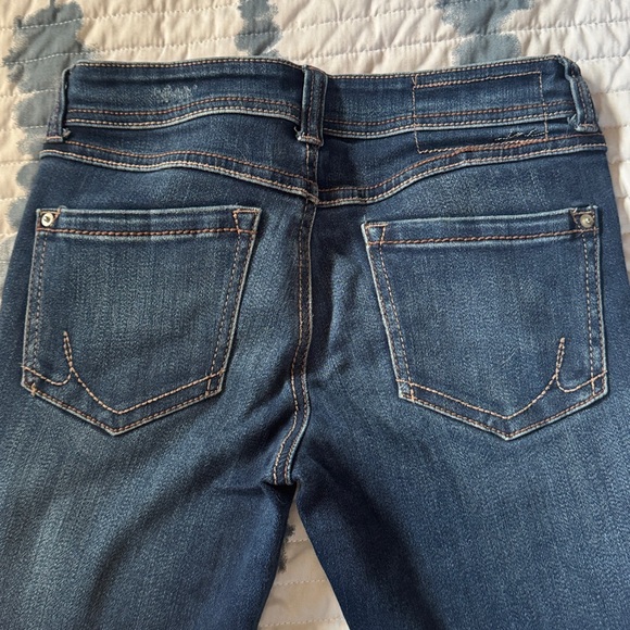 INC International Concepts Dark Blue Low Rise Boot Leg Jeans - Picture 4 of 10